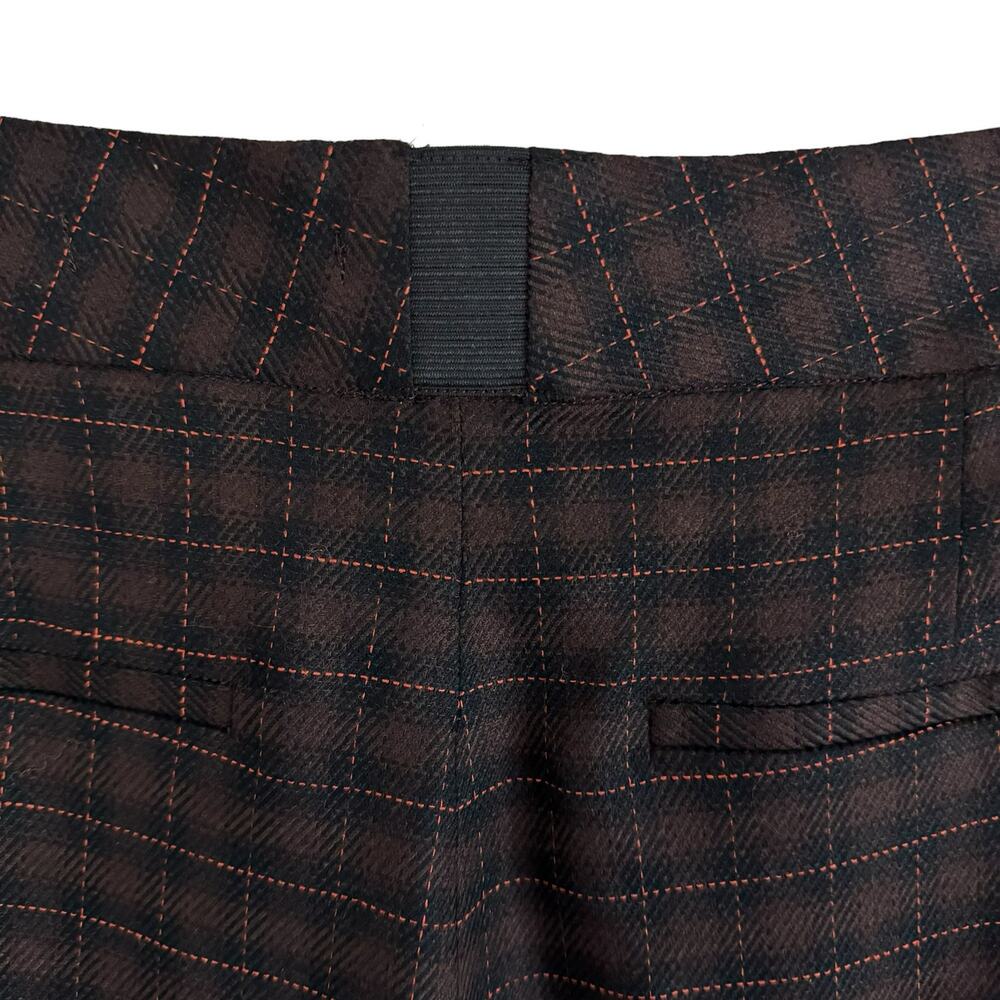 Alice + Olivia Dylan Plaid High Waist Wide Leg Pants - Picture 8 of 16